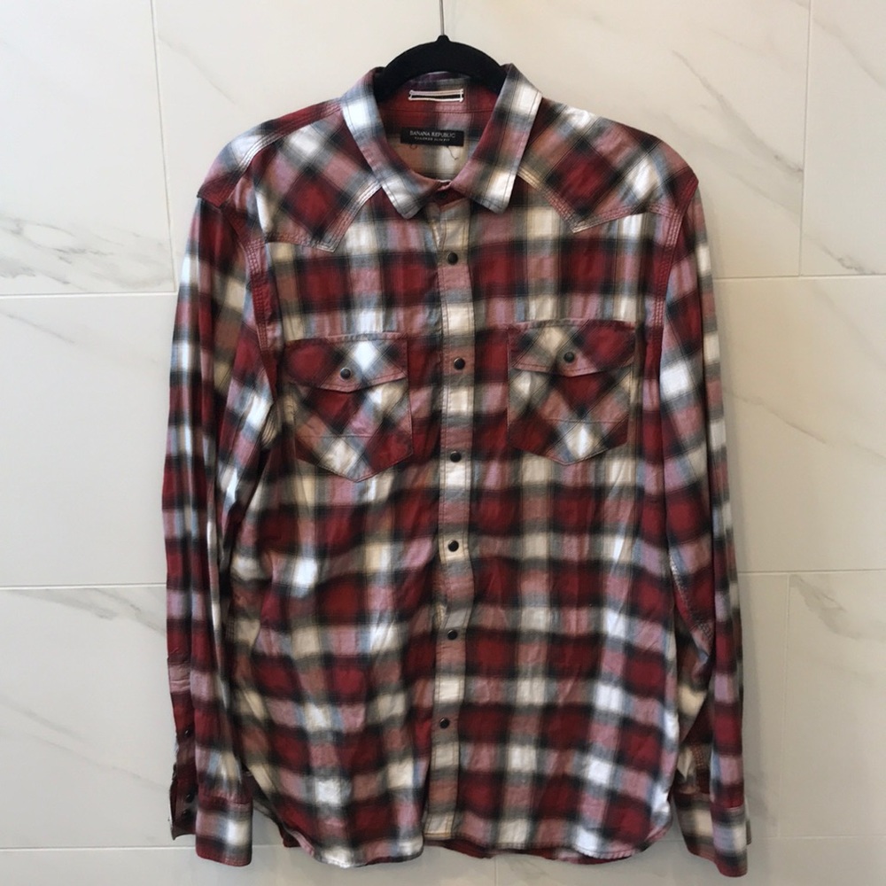 3 SHIRT BUNDLE - Banana Republic Oxford Shirts